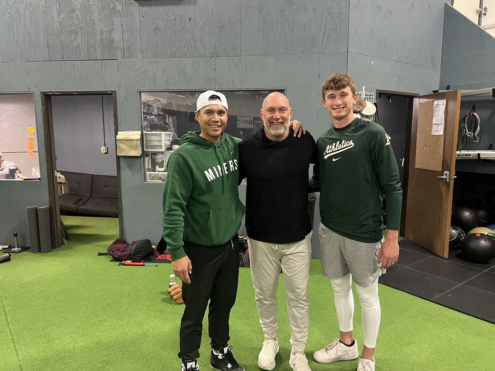 Mark and Trey Kotsay (far right)