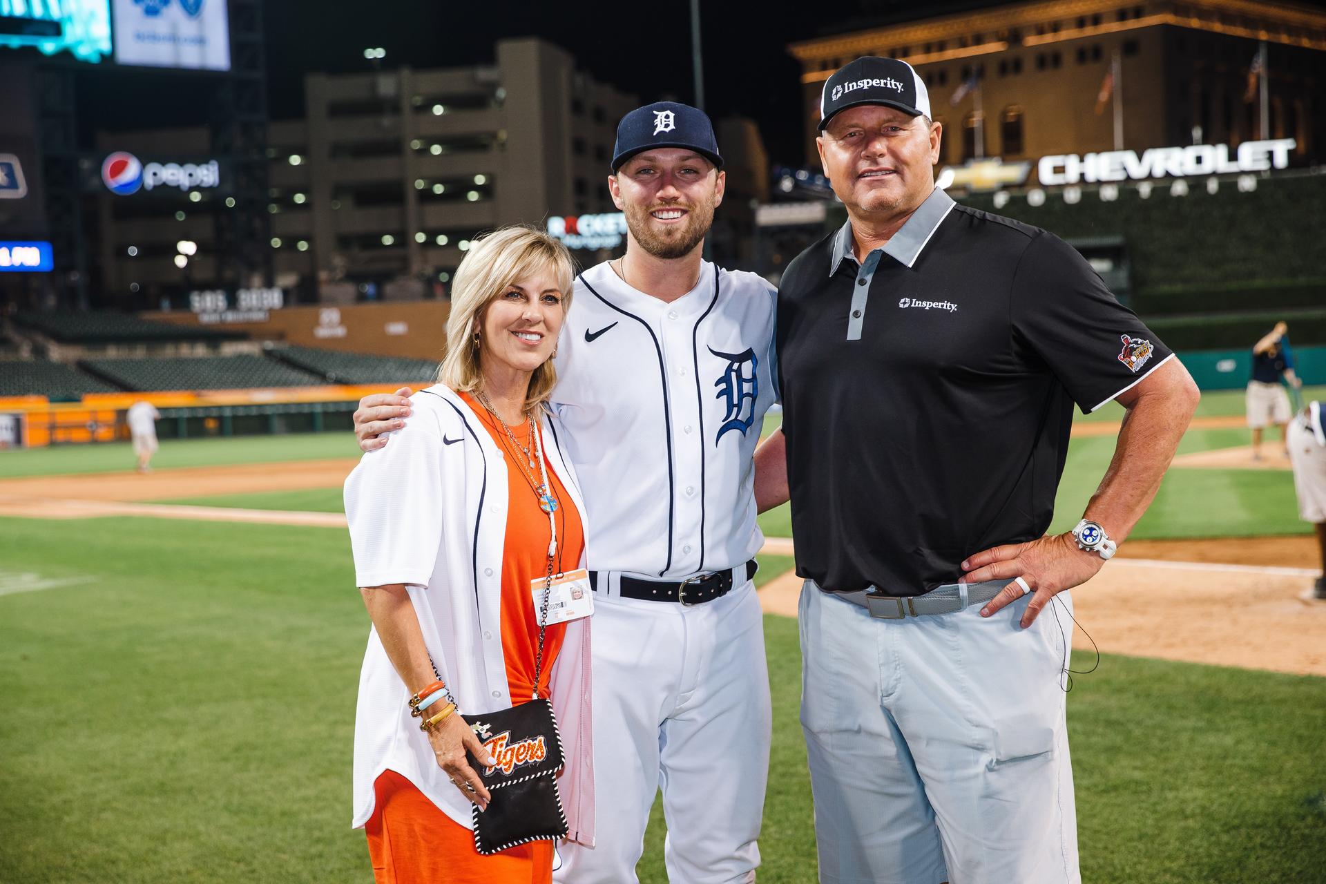 Debbie, Kody and Roger Clemens