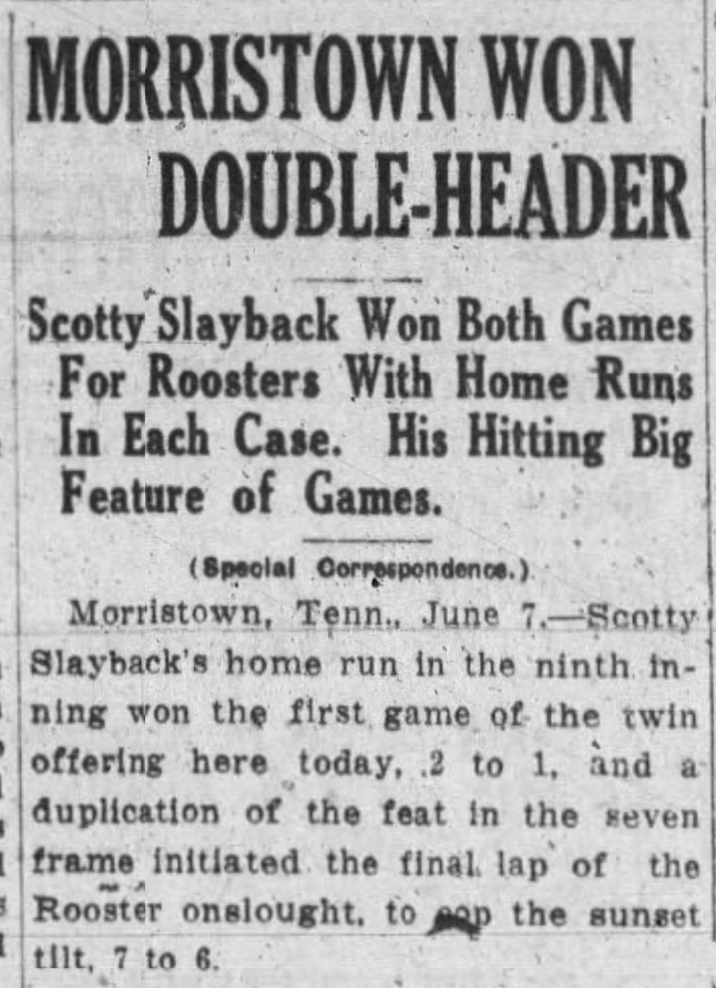 Johnson City Chronicle, June 8, 1924