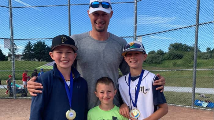Don Kelly and his kids