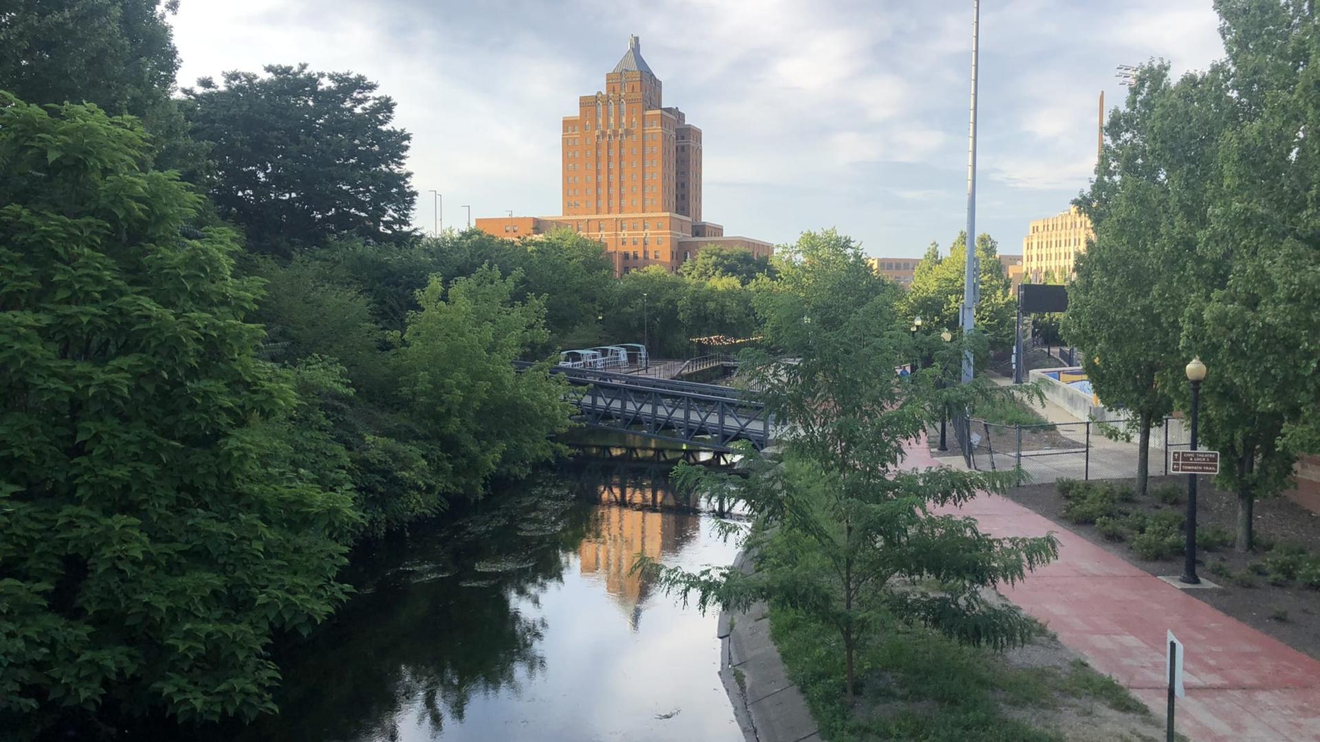 Canal Park's namesake canal