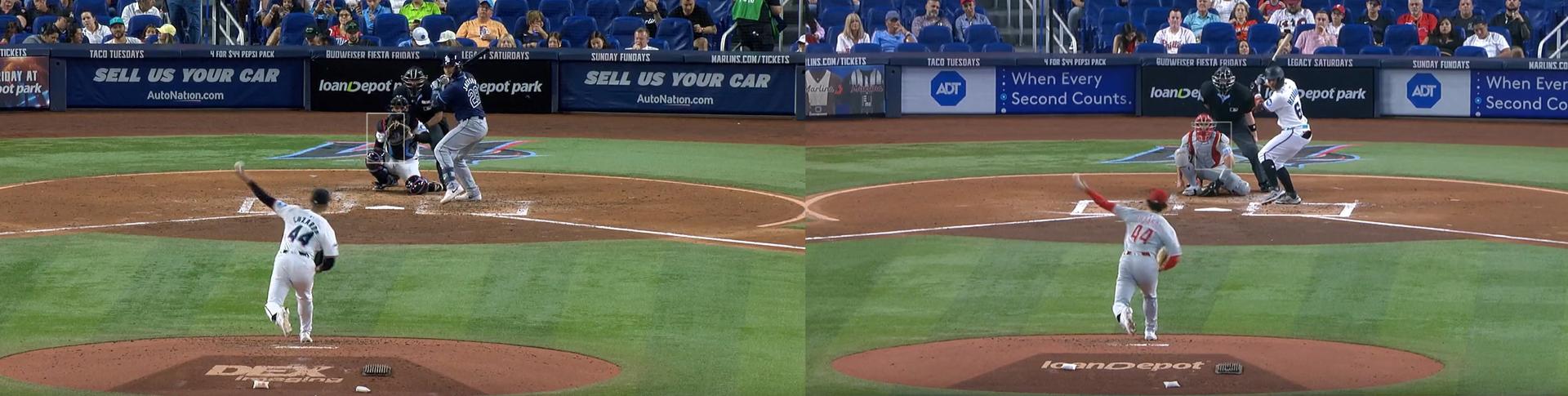Jesús Luzardo's arm angles