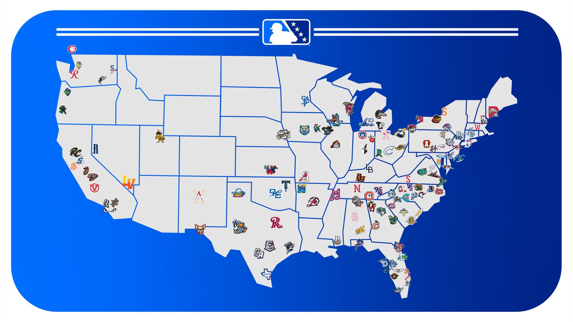 Minor League map