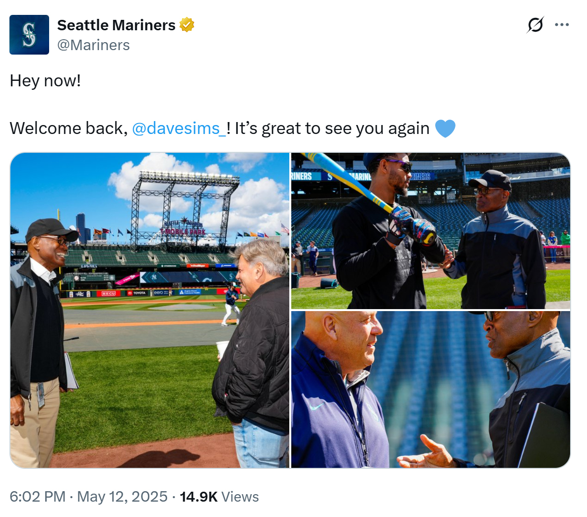 Mariners post on X
