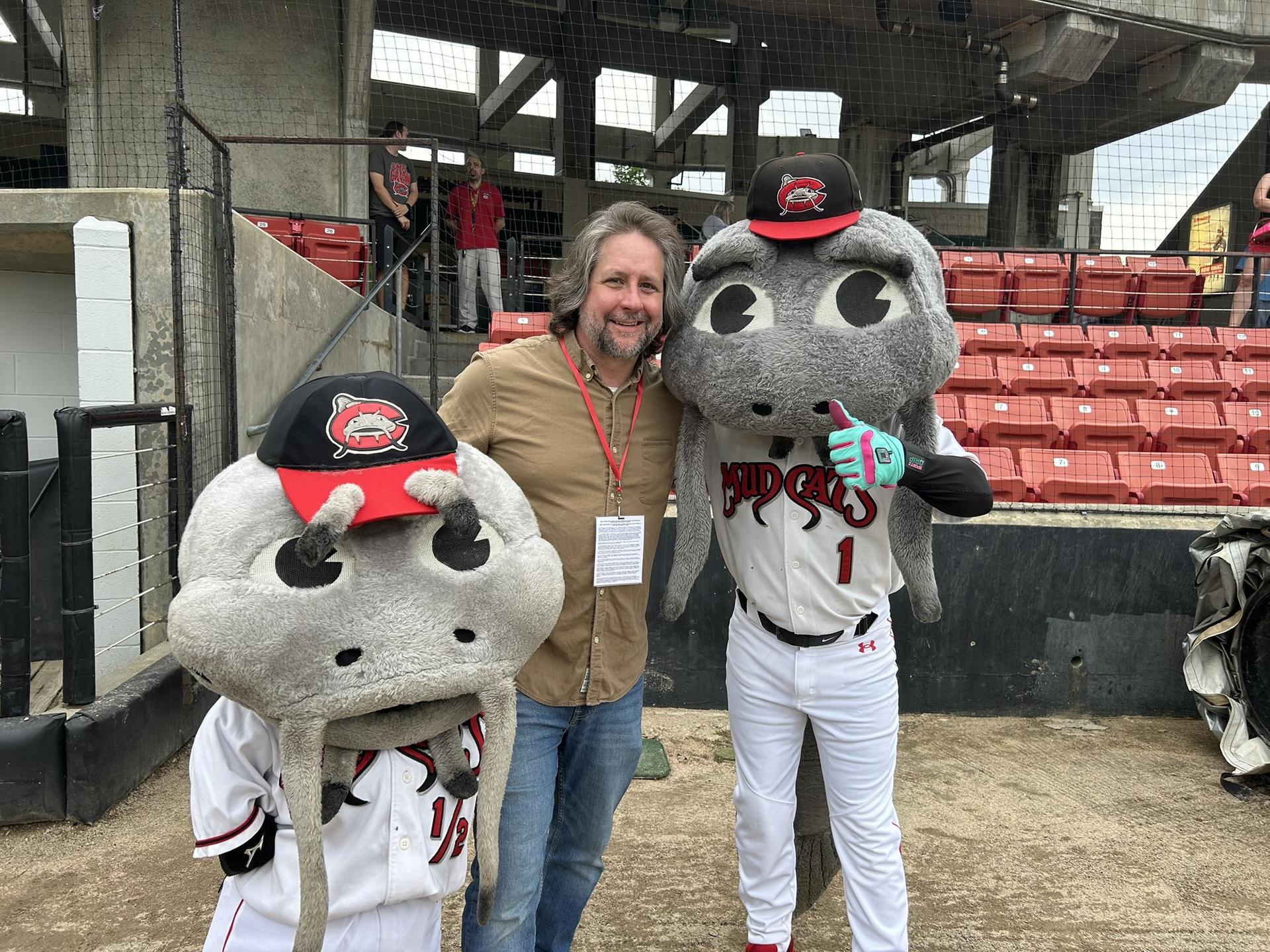 Ben and mascots