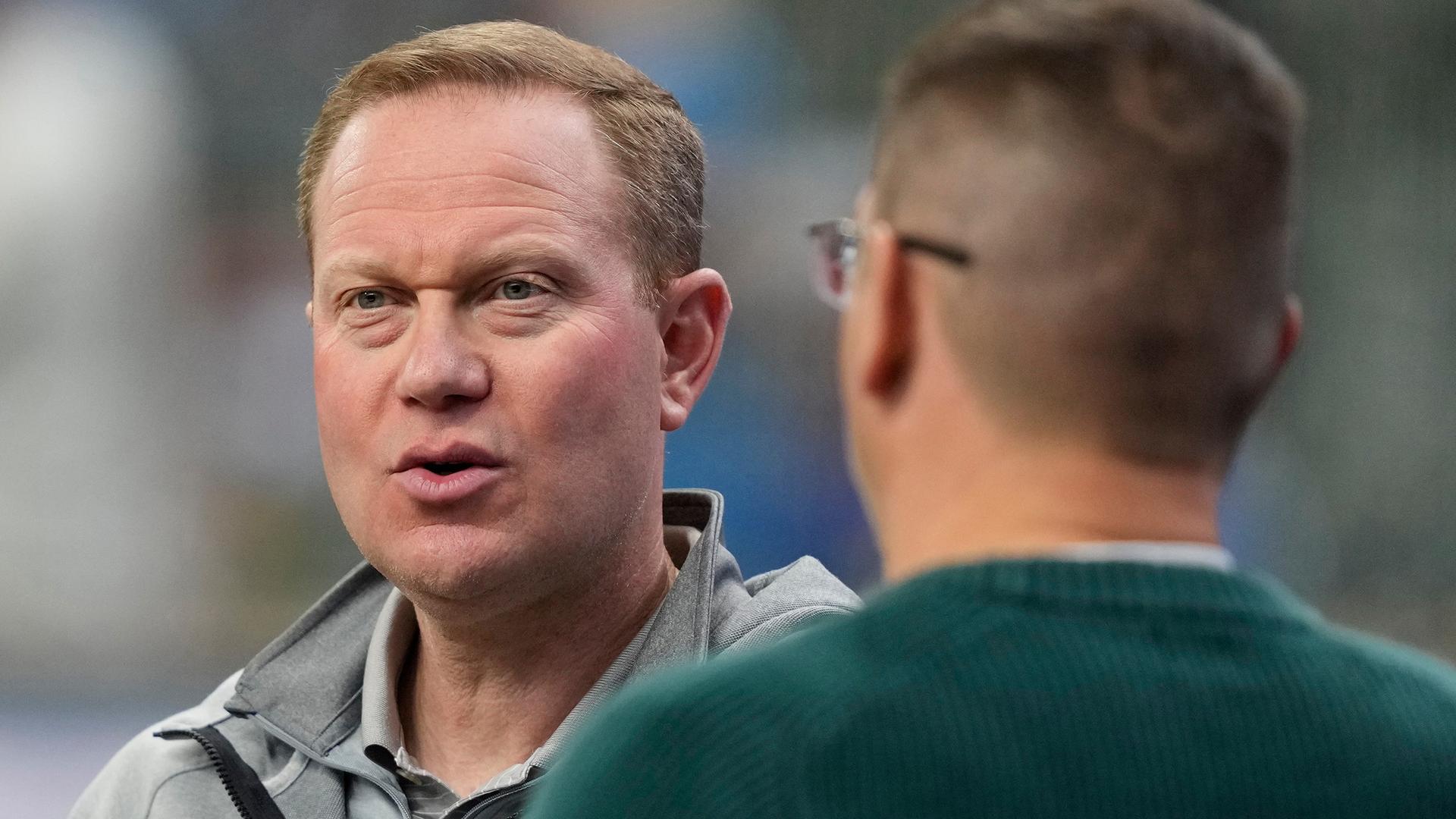 Brewers president of baseball operations Matt Arnold