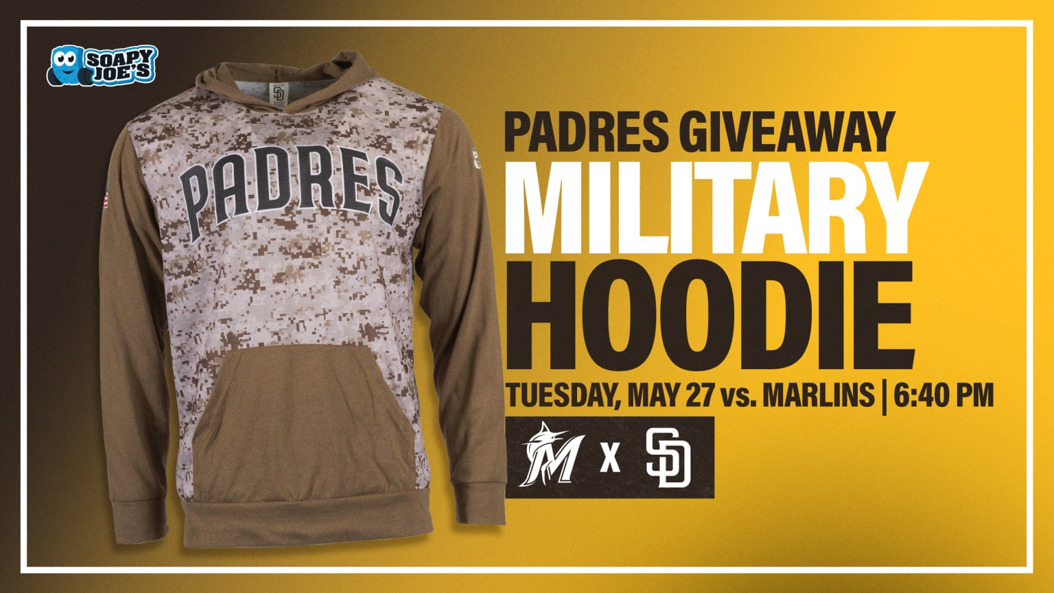 Military hoodie giveaway