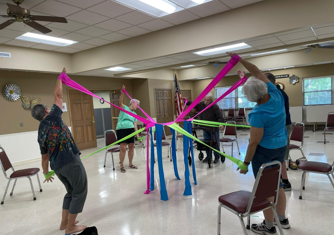 The WPA's mindful movement class