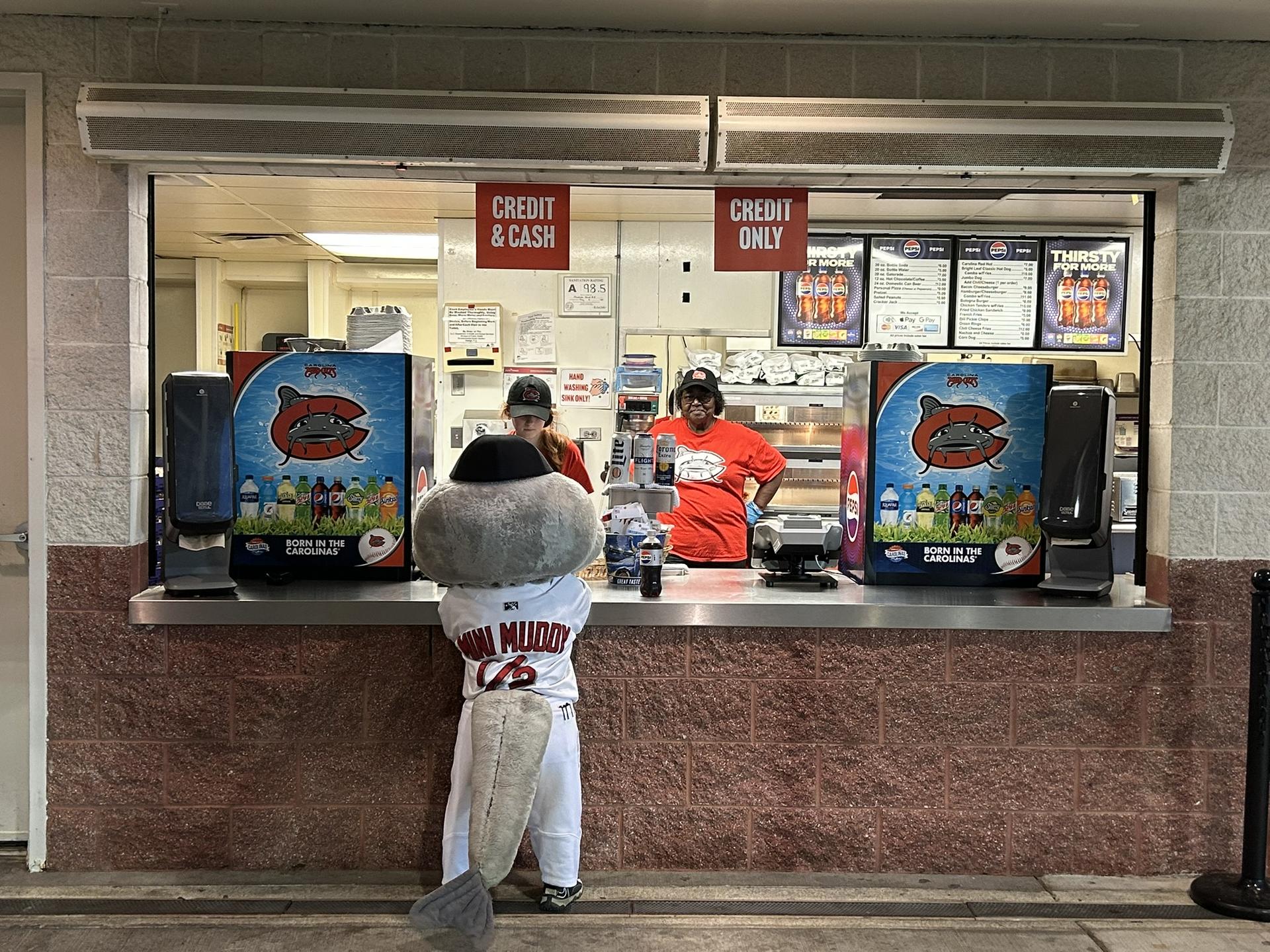 Mini Muddy at concessions