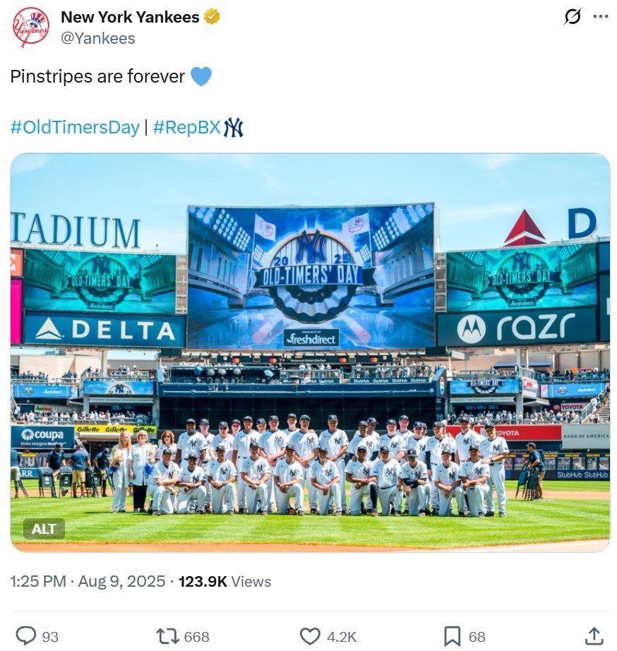 @Yankees on X.com