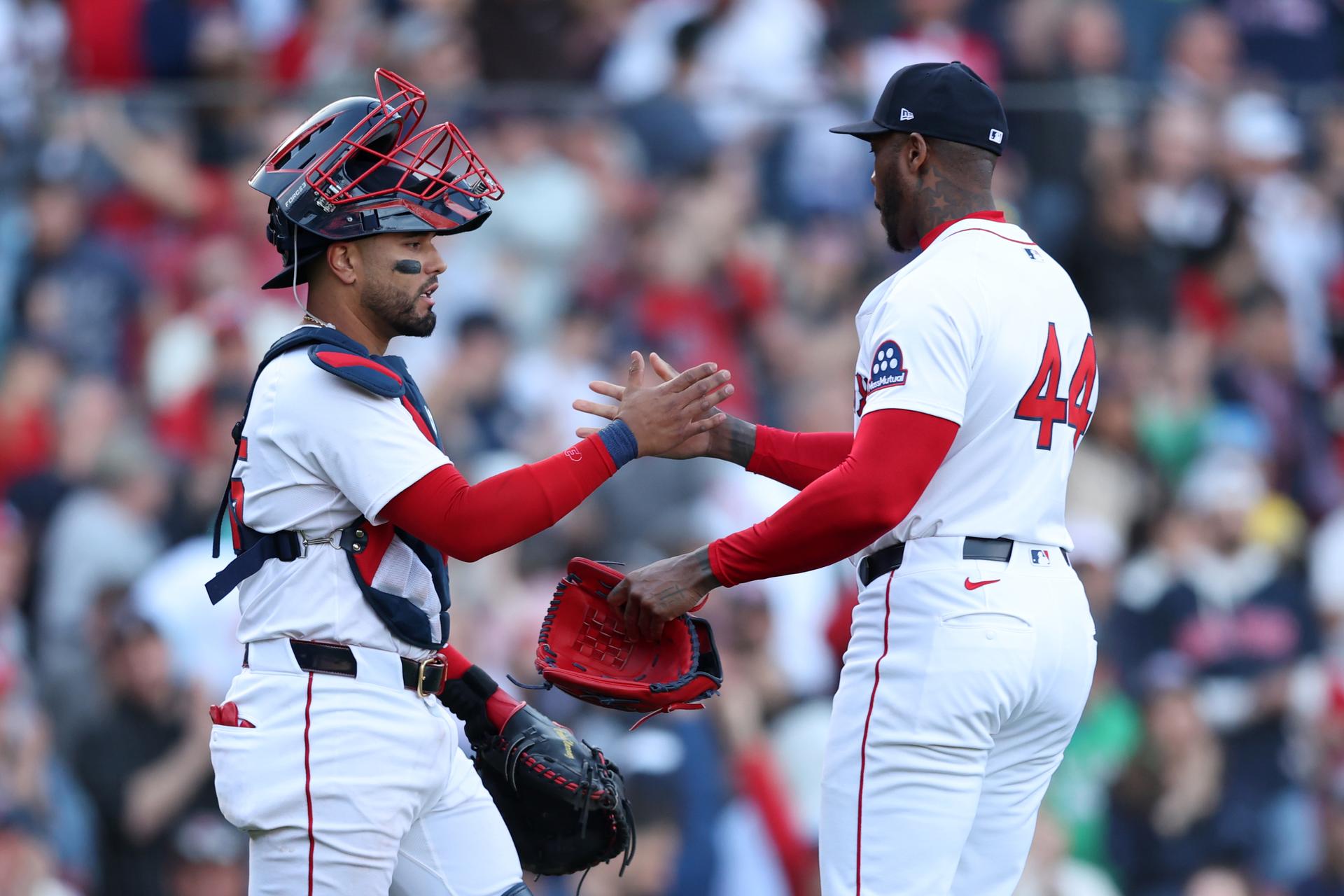 Carlos Narváez and Aroldis Chapman