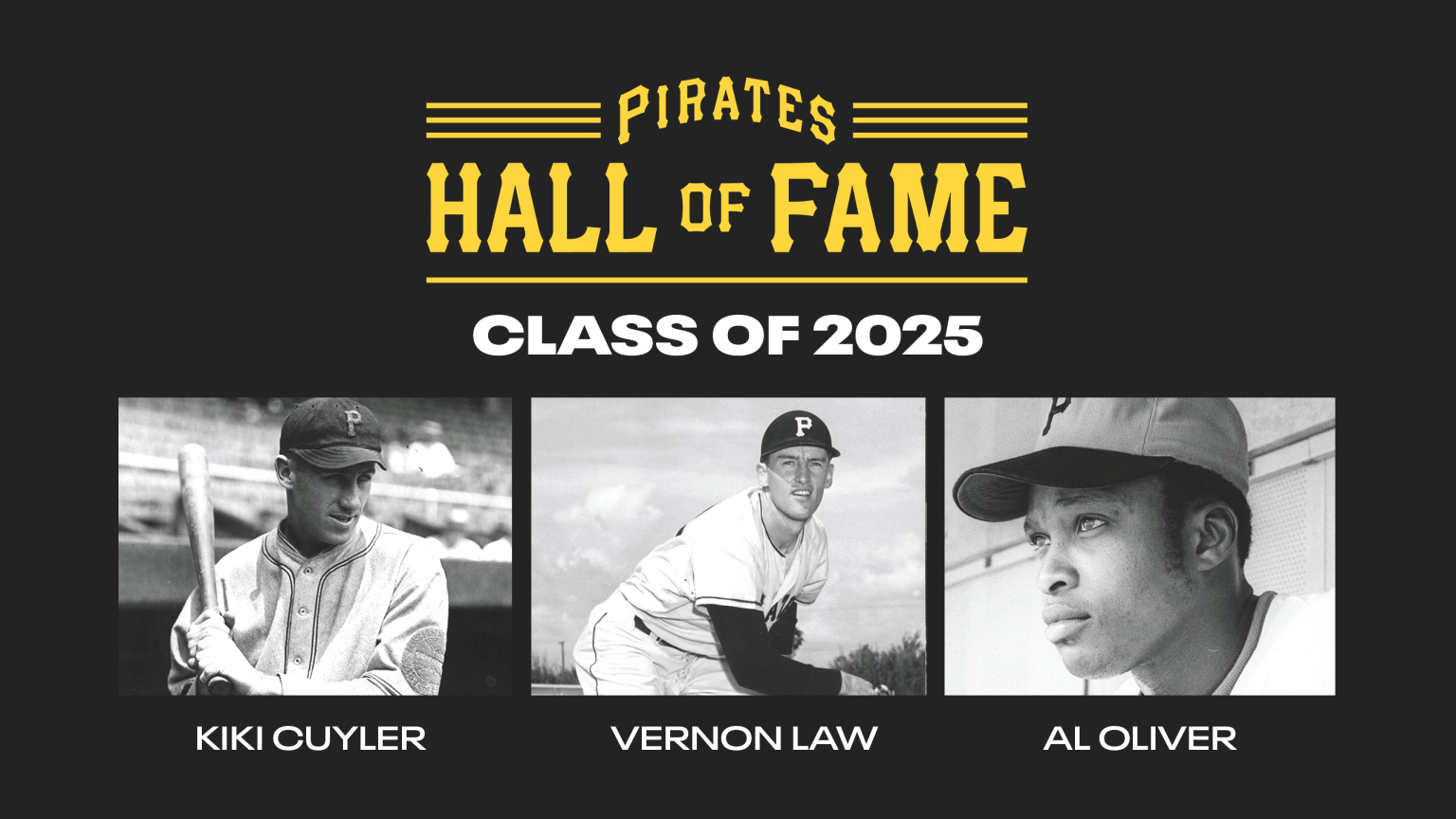 Pirates Hall of Fame Class of 2025
