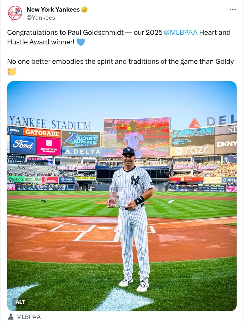 Paul Goldschmidt post