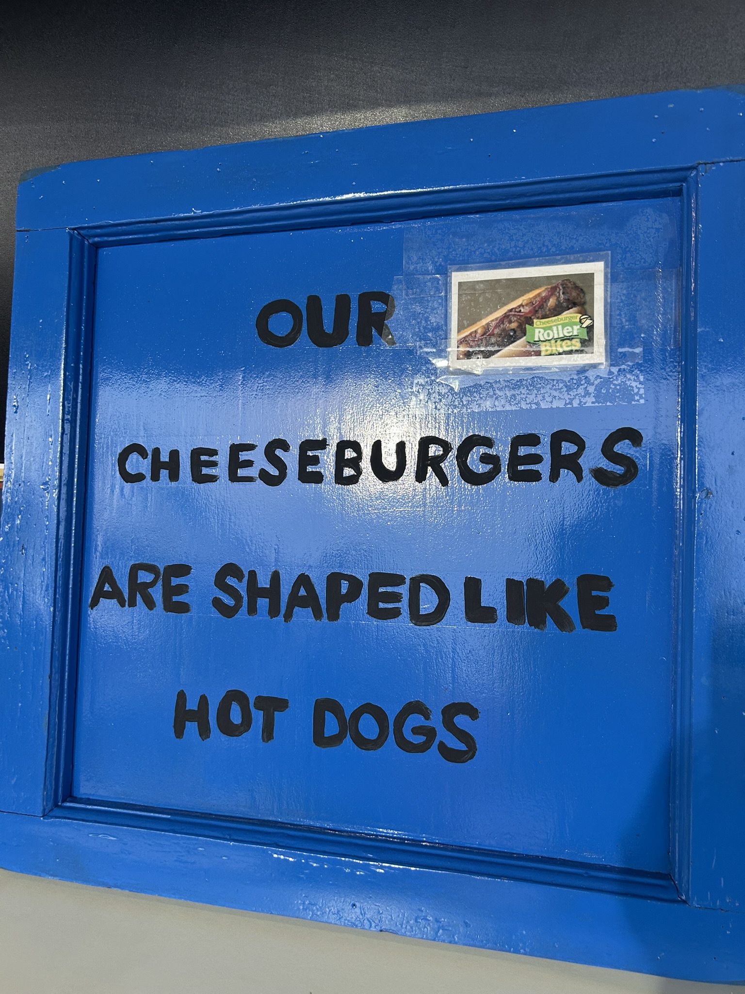 Our Cheeseburgers Are Shaped Like Hot Dogs