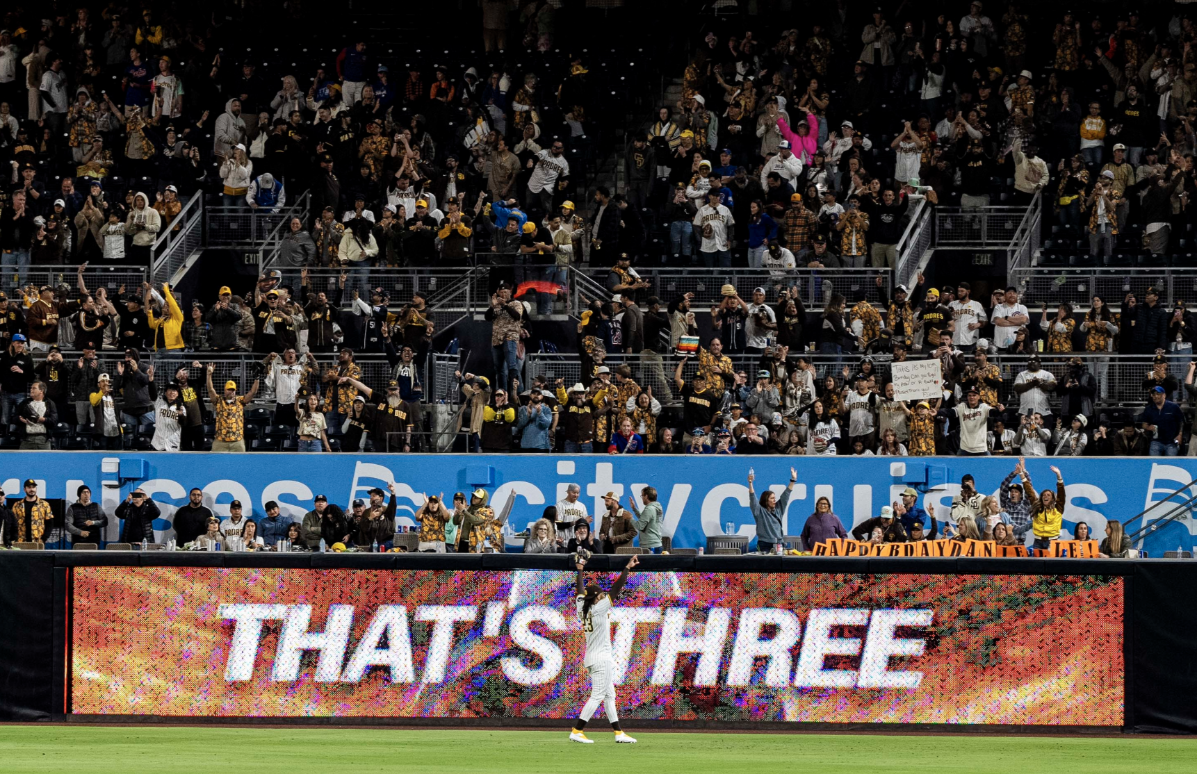 Padres fans at Petco Park