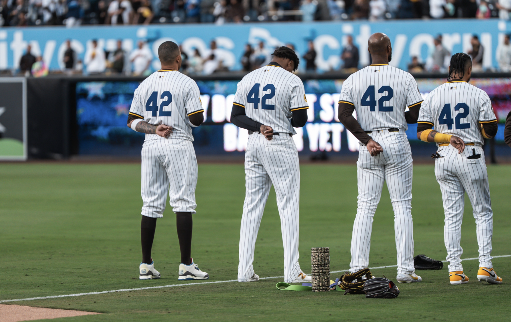 Padres players on Jackie Robinson Day