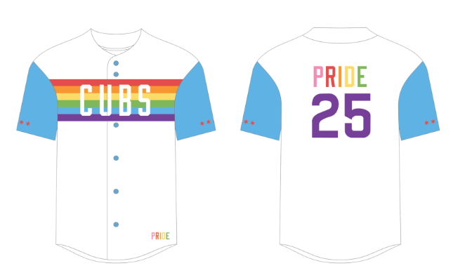Cubs Pride Night jersey