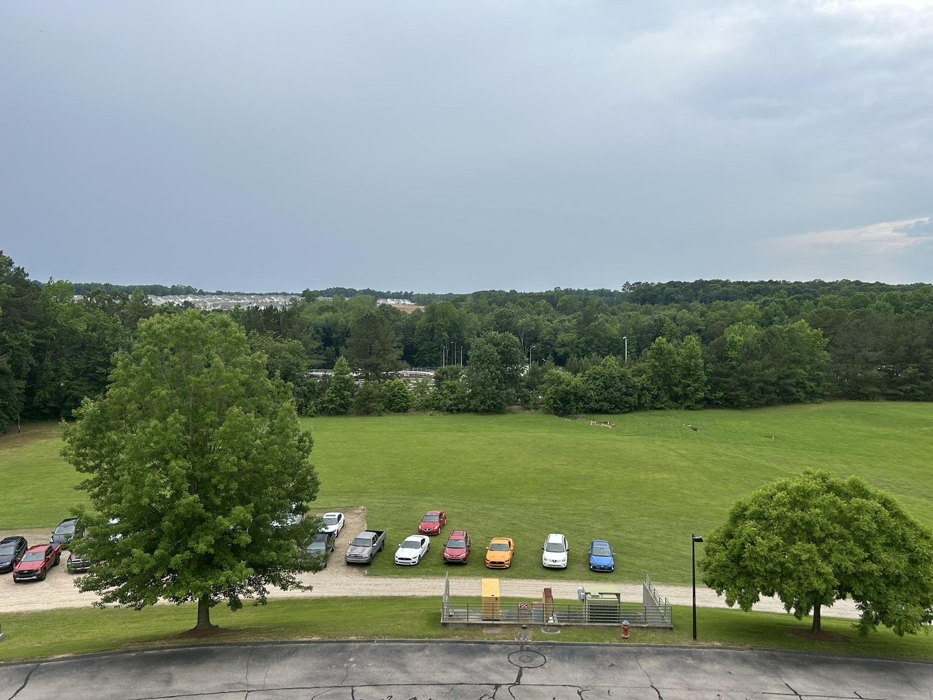 Outside the park