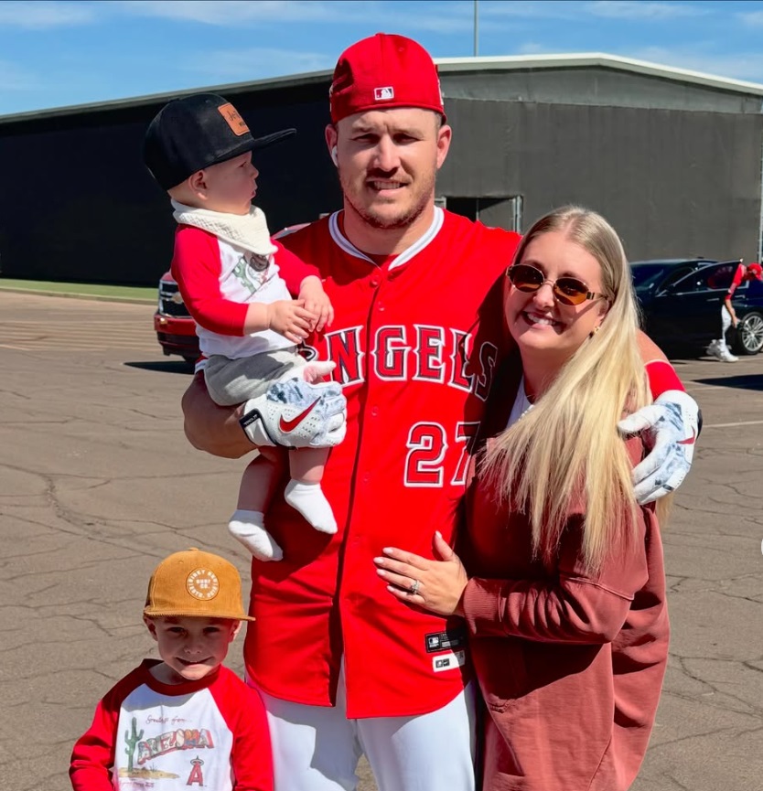 Mike Trout and family