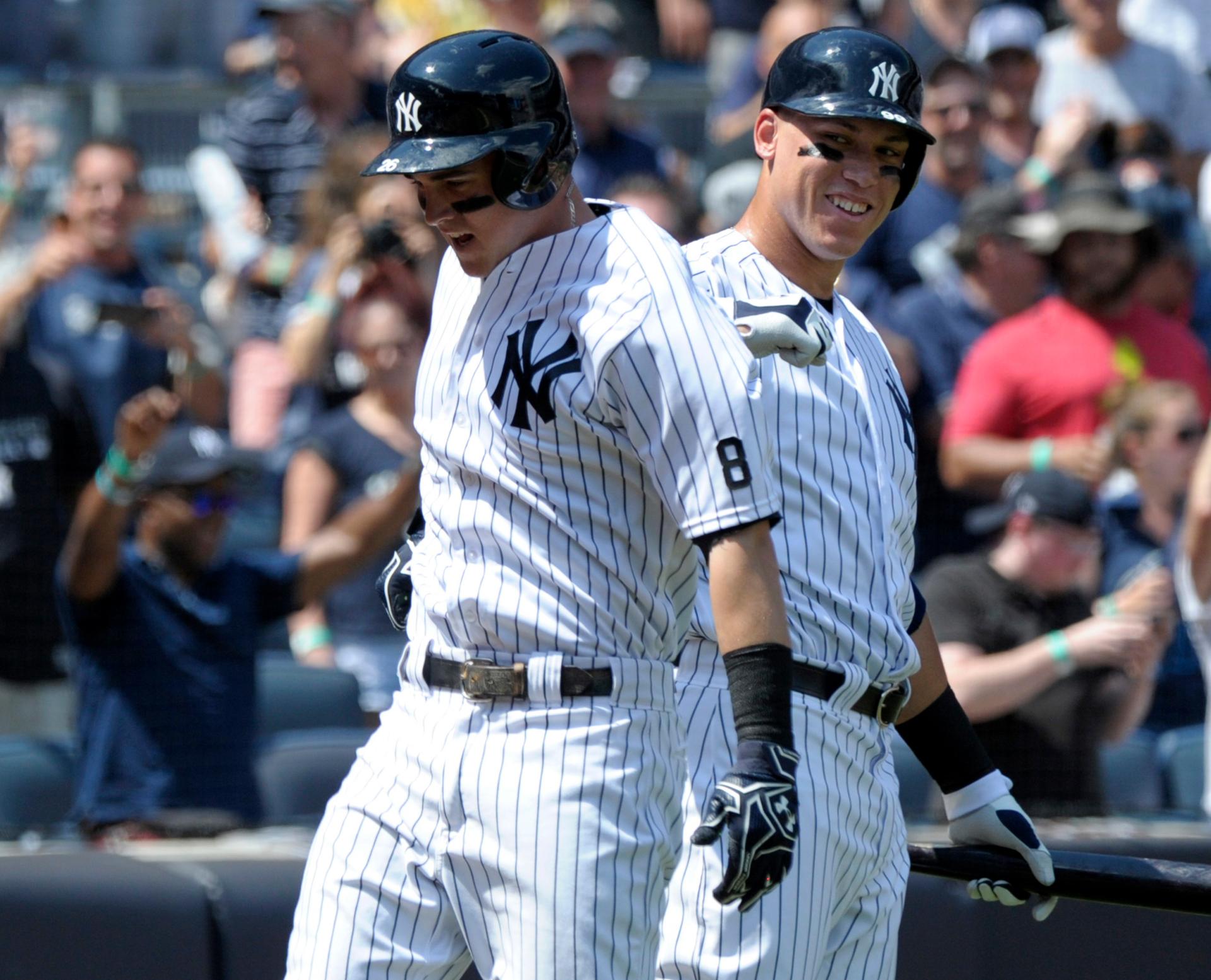 Tyler Austin and Aaron Judge