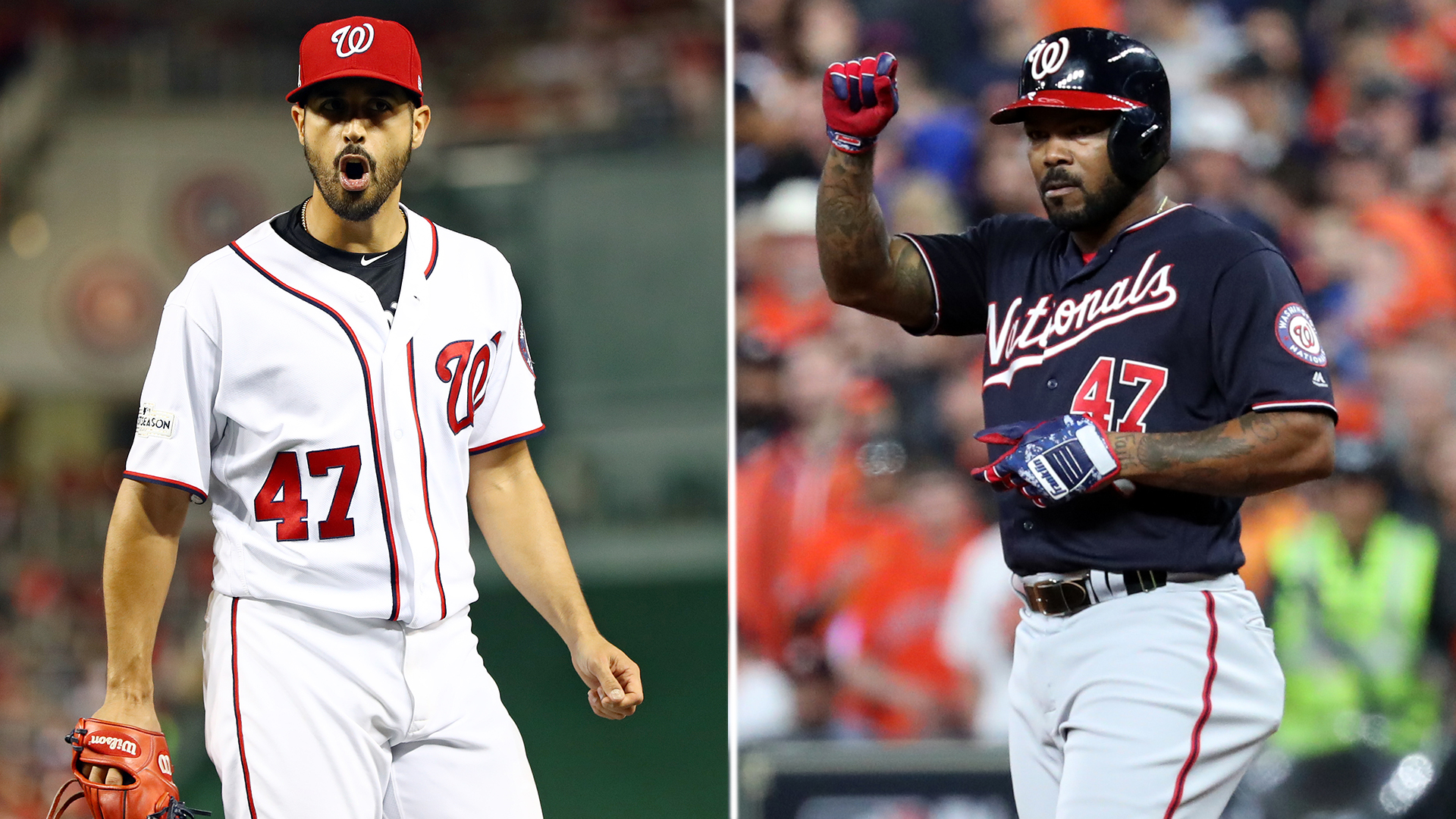 Gio González and Howie Kendrick
