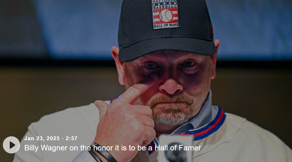 Billy Wagner on the honor it is to be a Hall of Famer