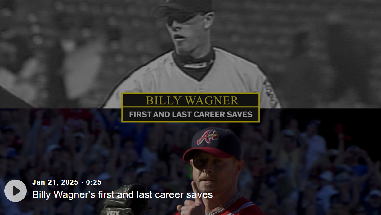 Billy Wagner's first and last career saves
