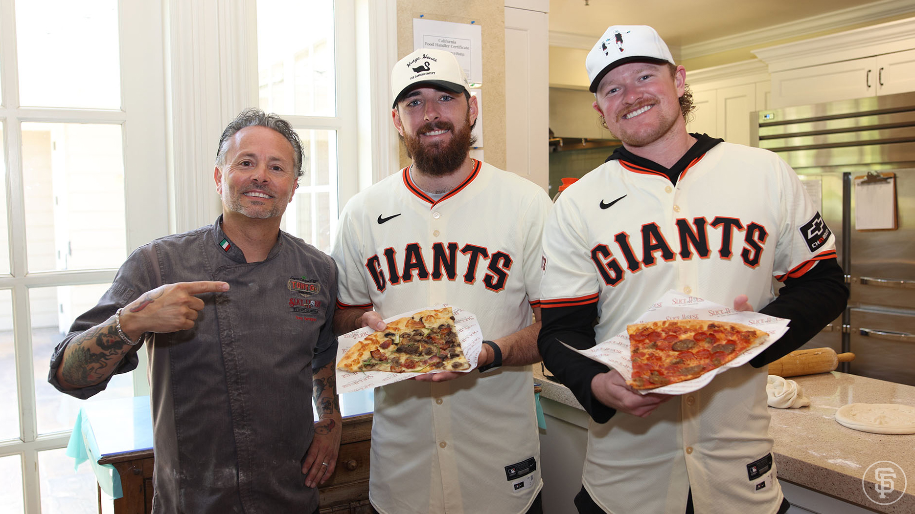 From L to R: Tony Gemignani, Ryan Walker, Logan Webb