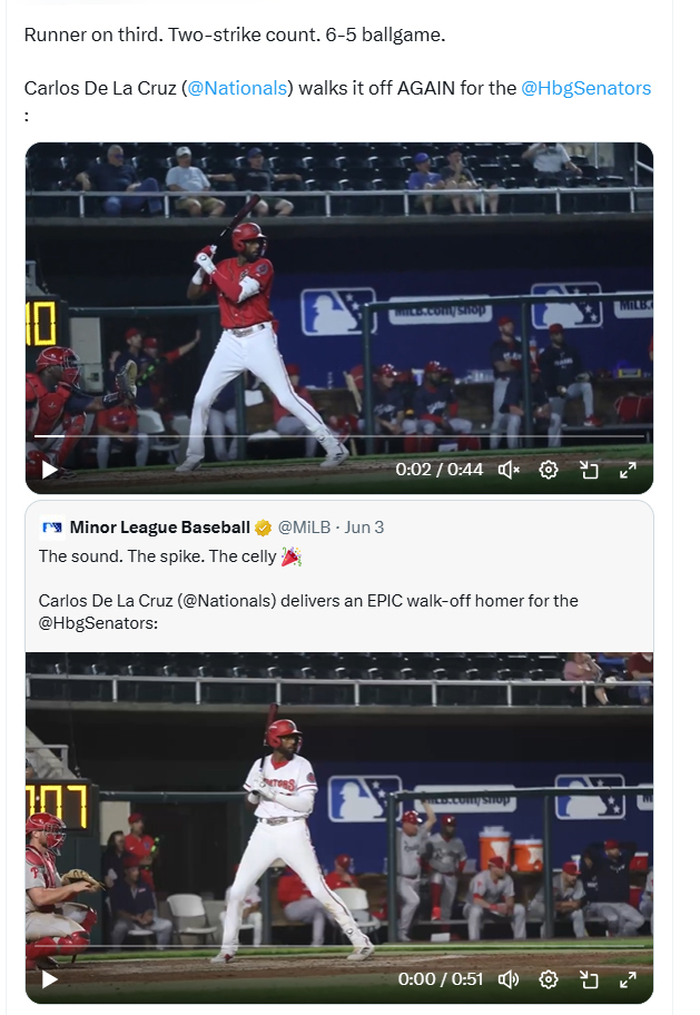 repeat walkoffs