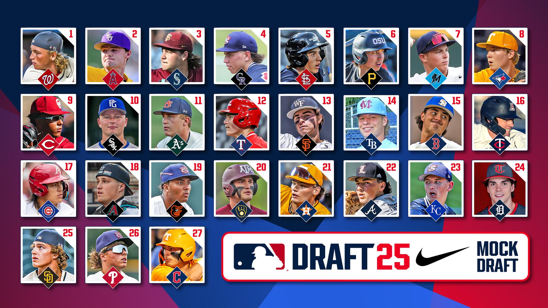 2025 MLB Draft mock 
