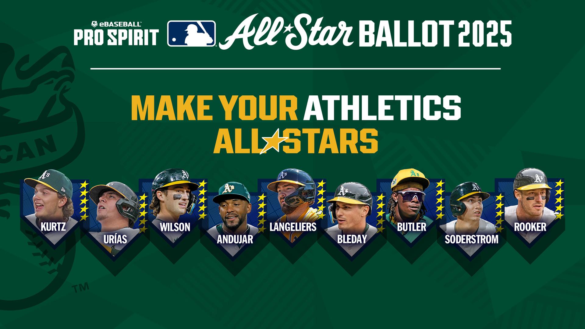 Vote A's for the 2025 All-Star Game