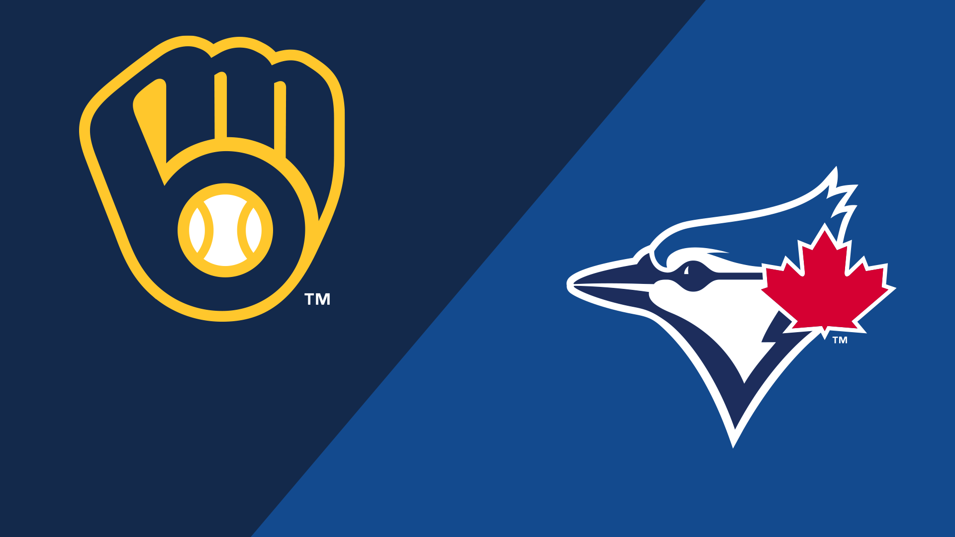 Brewers and Blue Jays logos