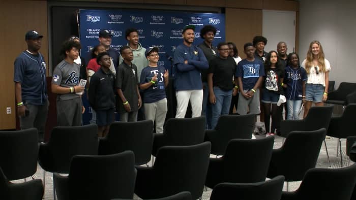Taj Bradley with the Write Field Program