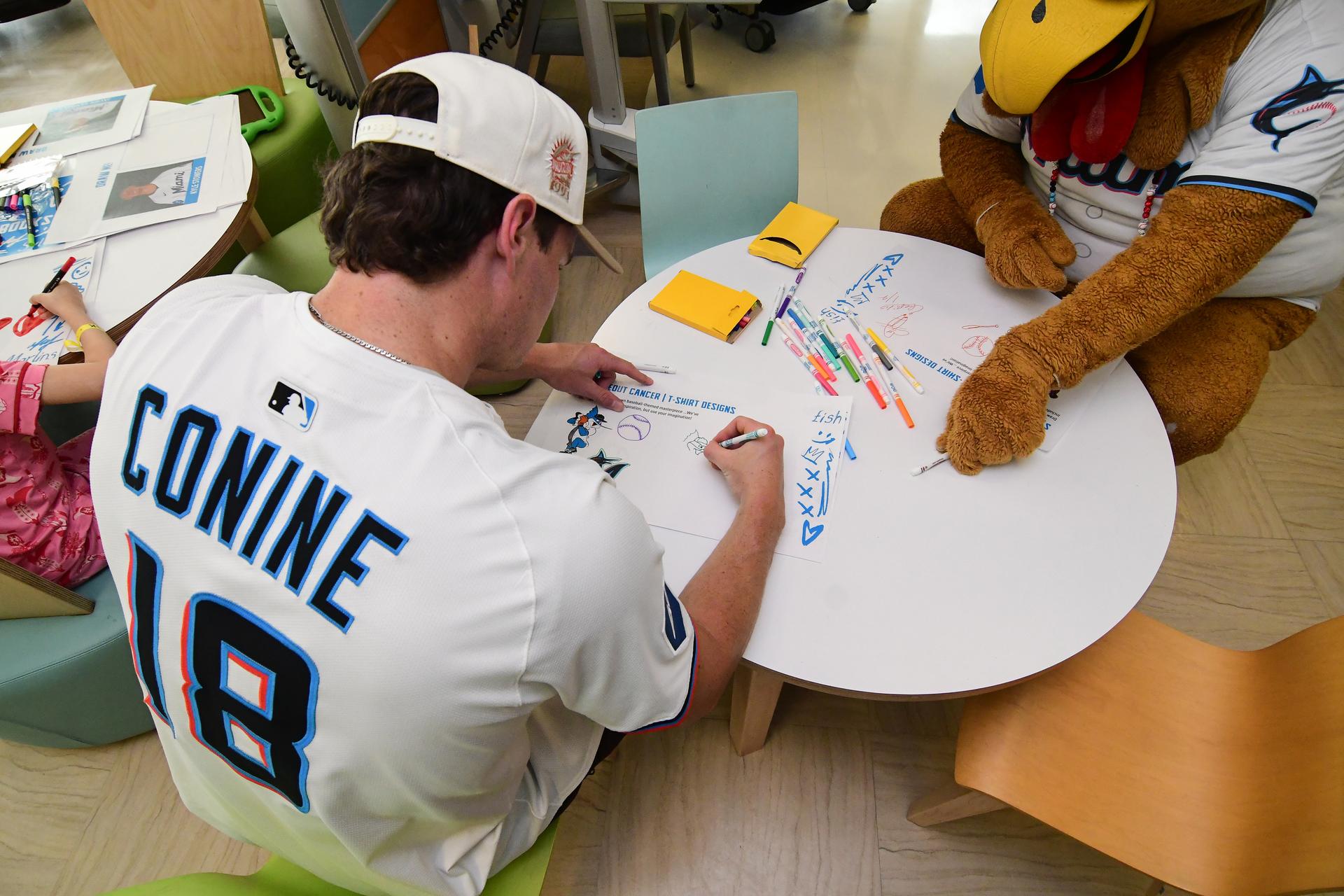Griffin Conine at Coloring Book Day