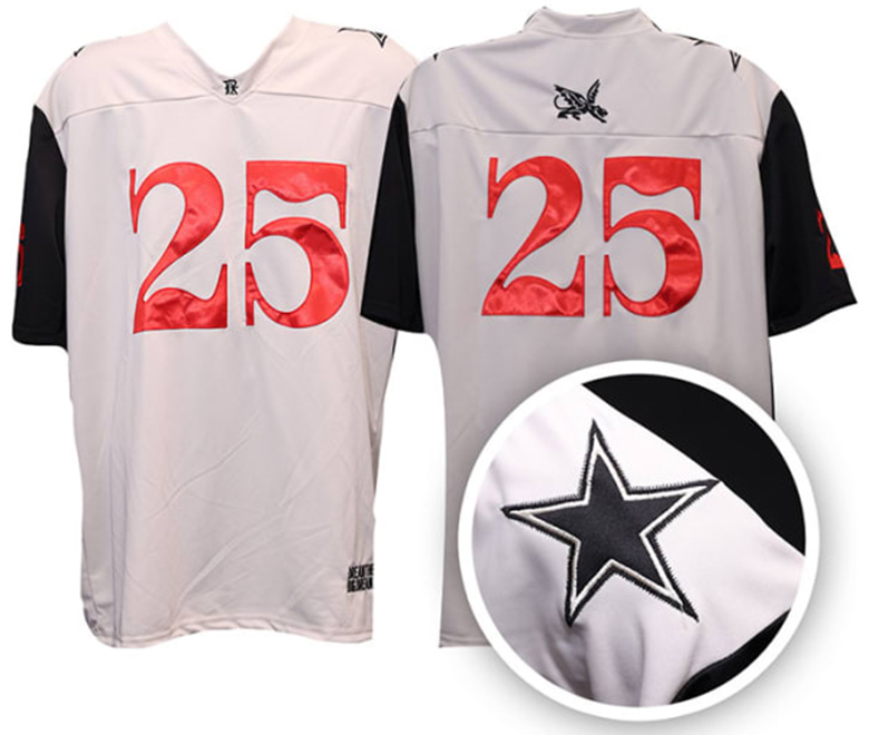 Dallas Cowboys + Texas Rangers City Connect football jersey