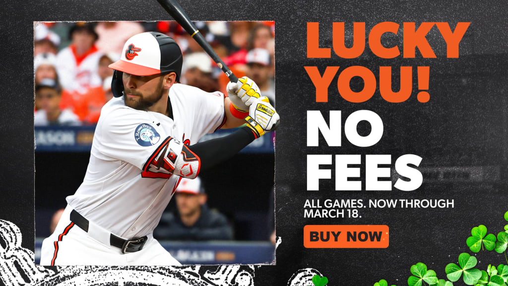 Orioles No Fees ticket promo