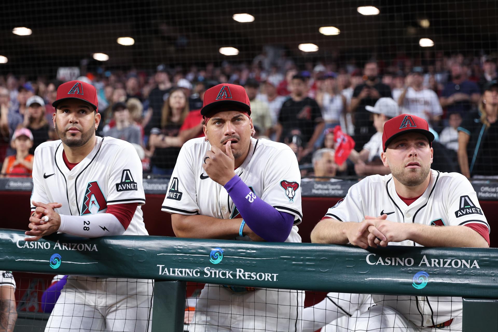 Eugenio Suárez, Josh Naylor and Corbin Burnes