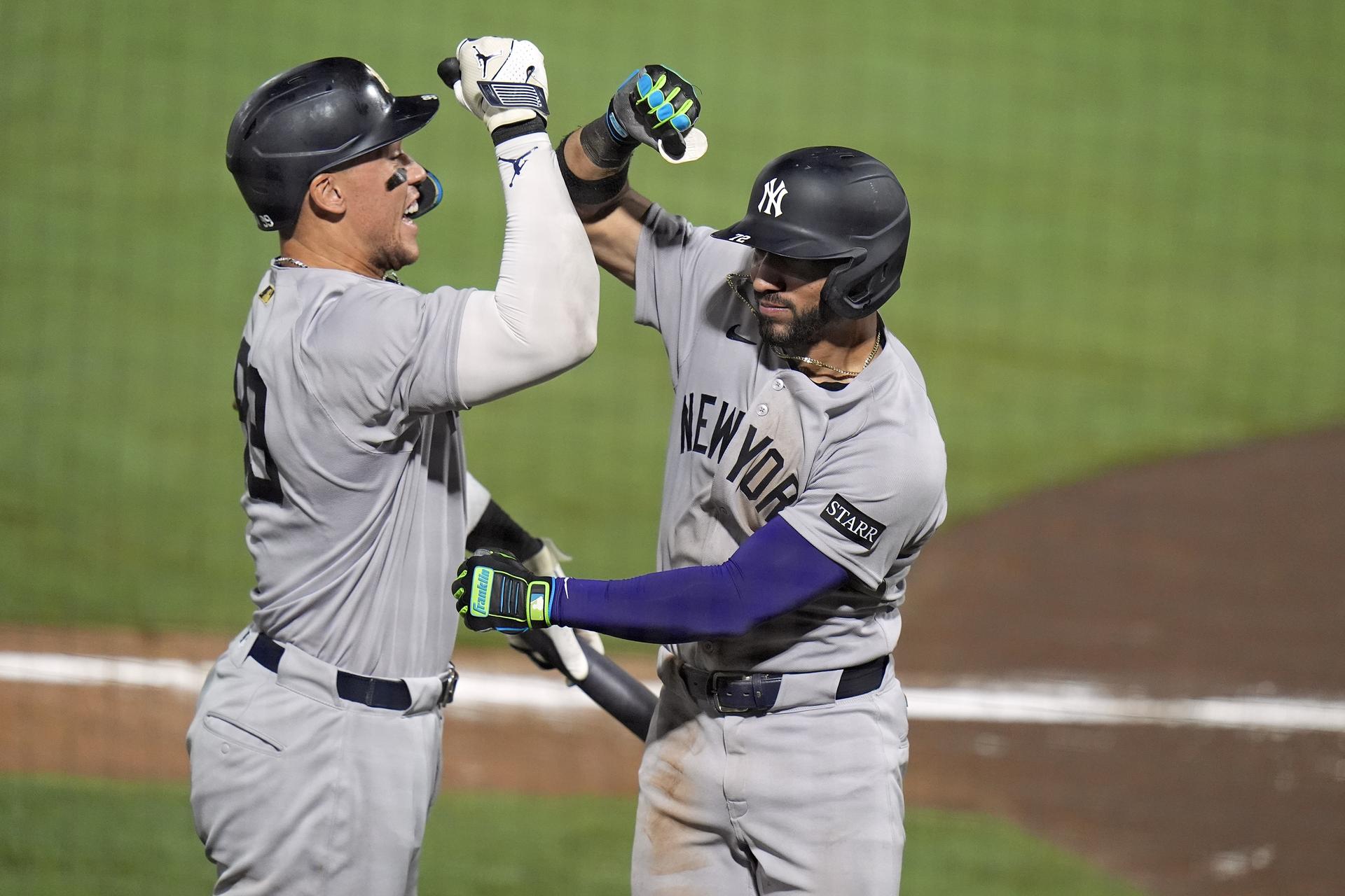 José Caballero and Aaron Judge