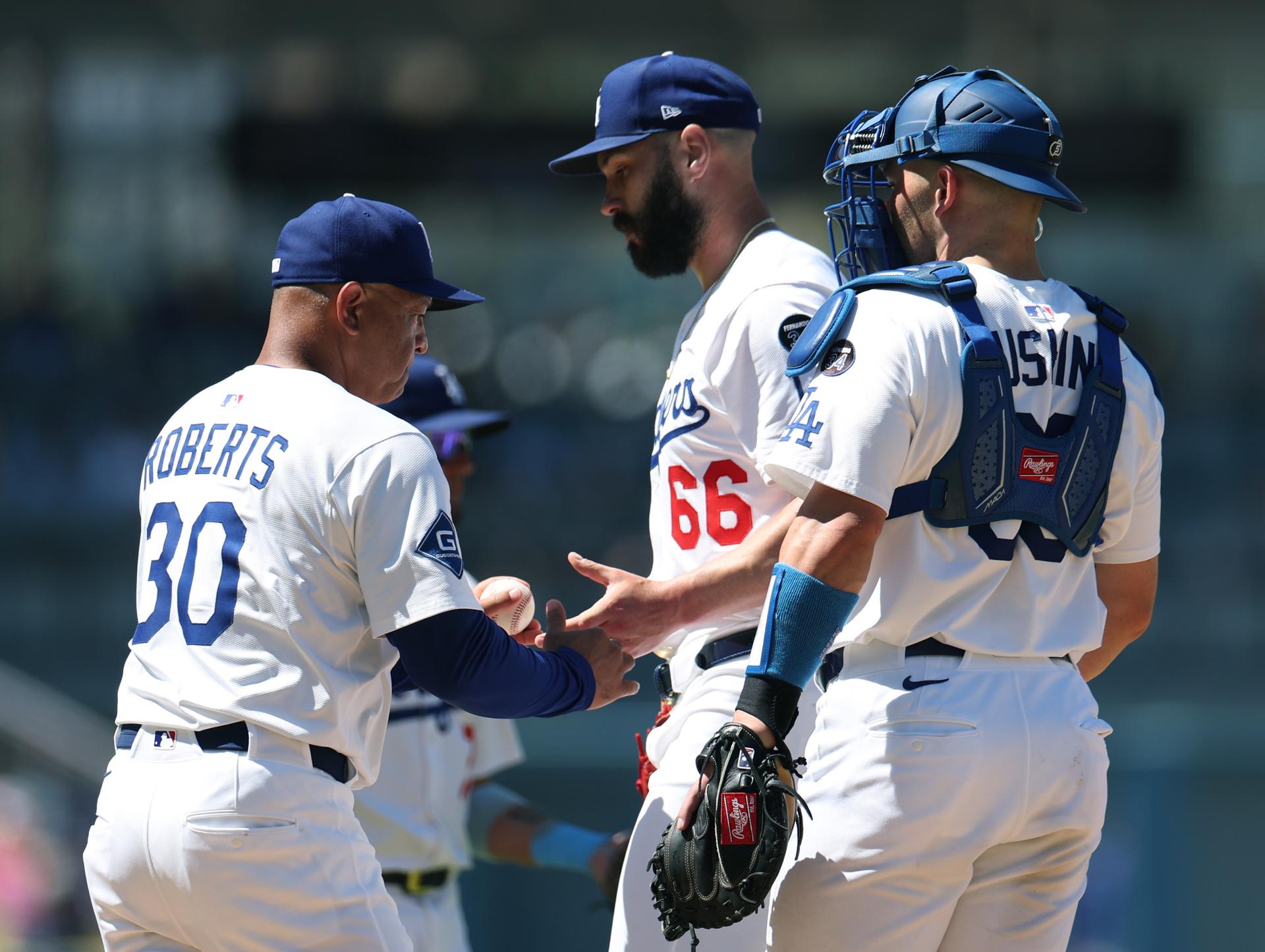 Dave Roberts, Tanner Scott and Dalton Rushing