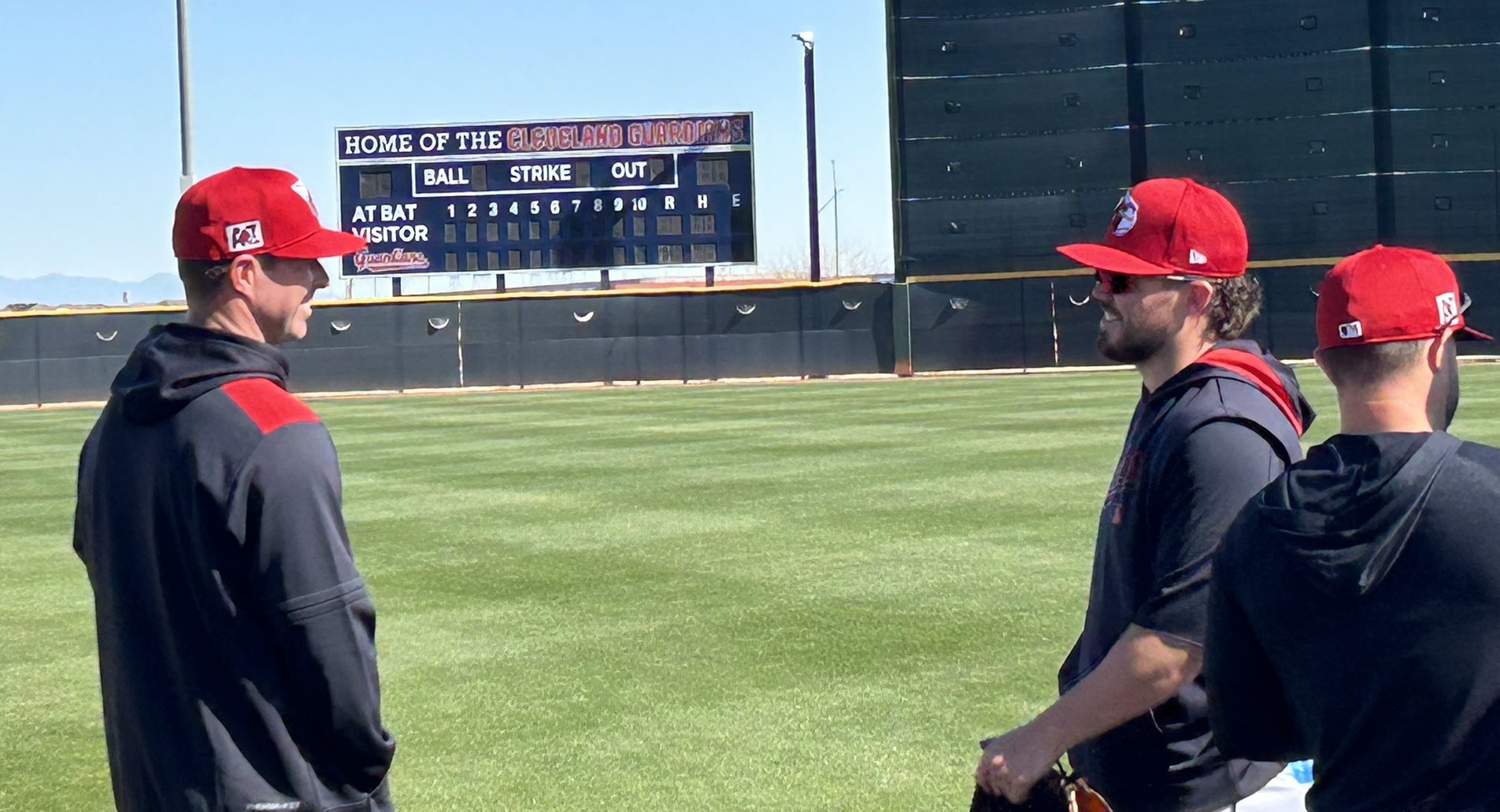 Corey Kluber at Spring Training