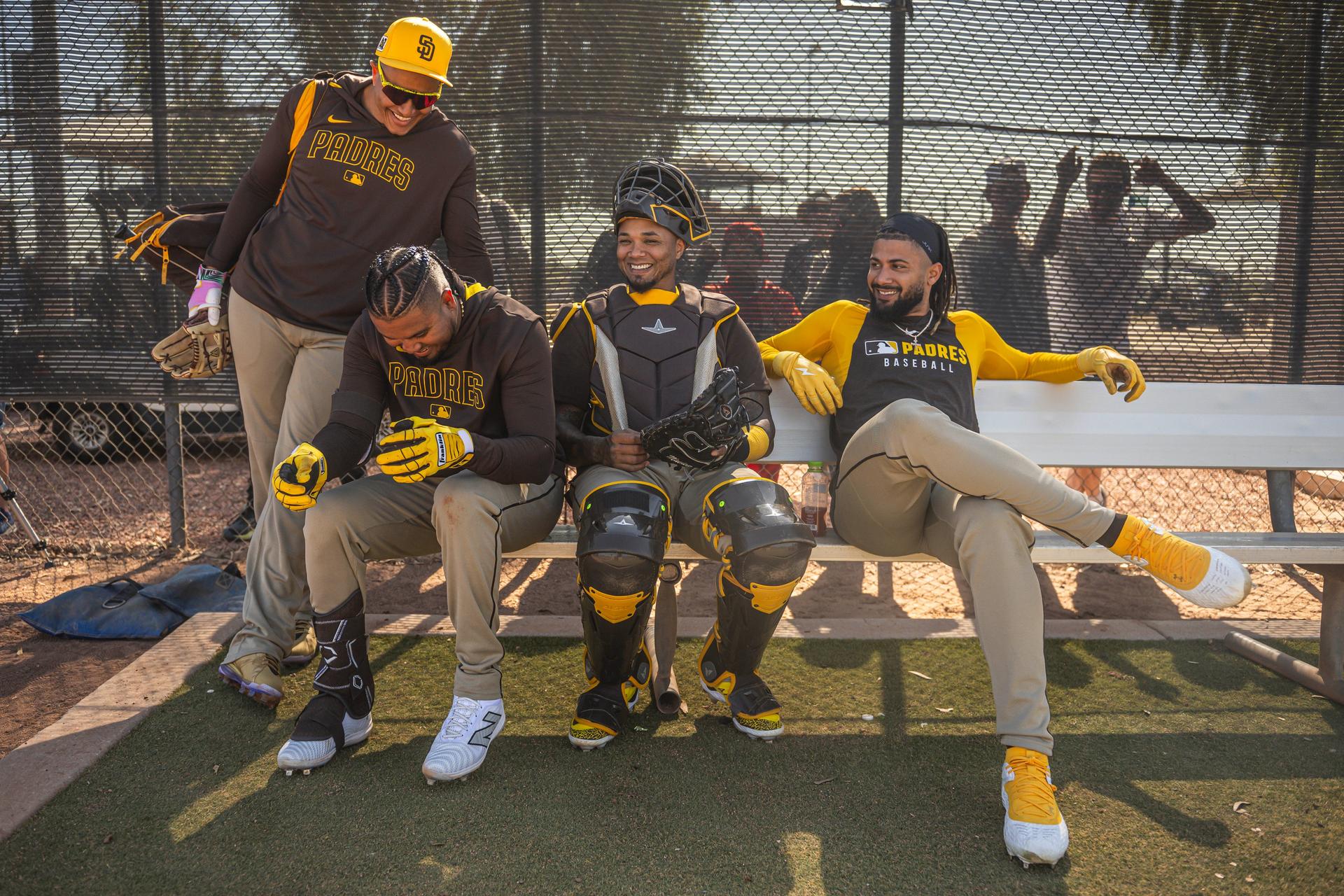 Padres players at Spring Training