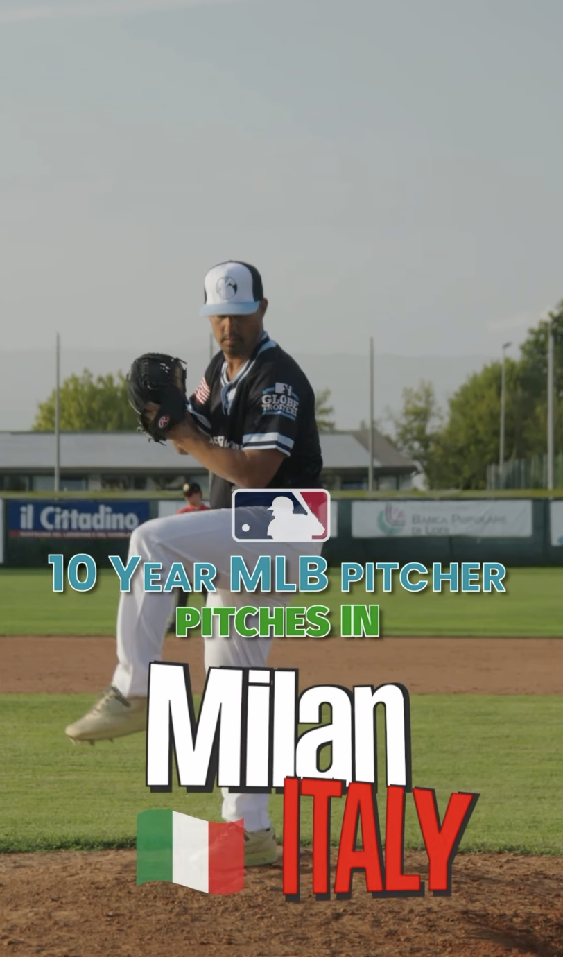 Jeremy Guthrie pitches in Italy