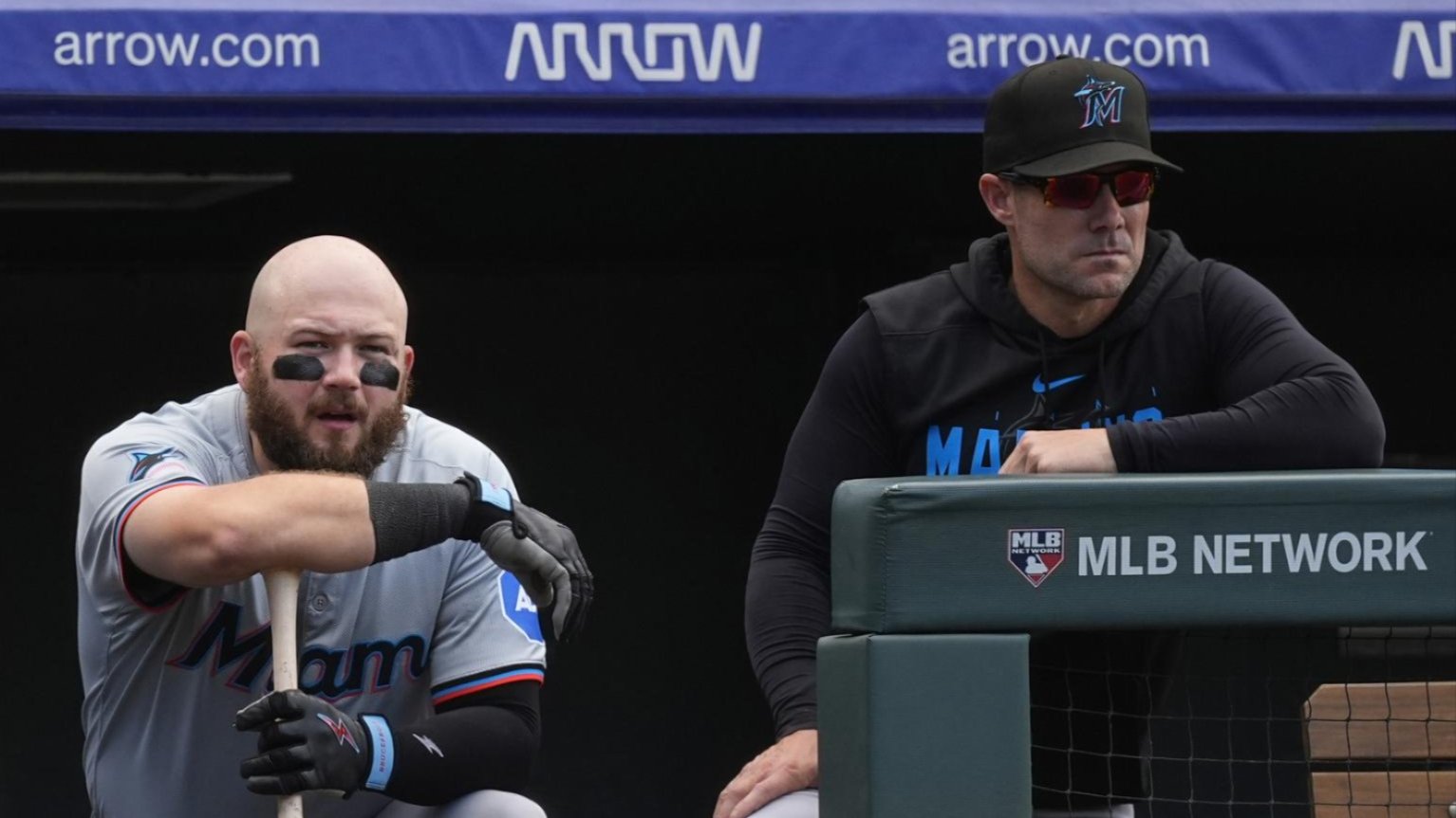 Skip Schumaker and Jake Burger in Miami