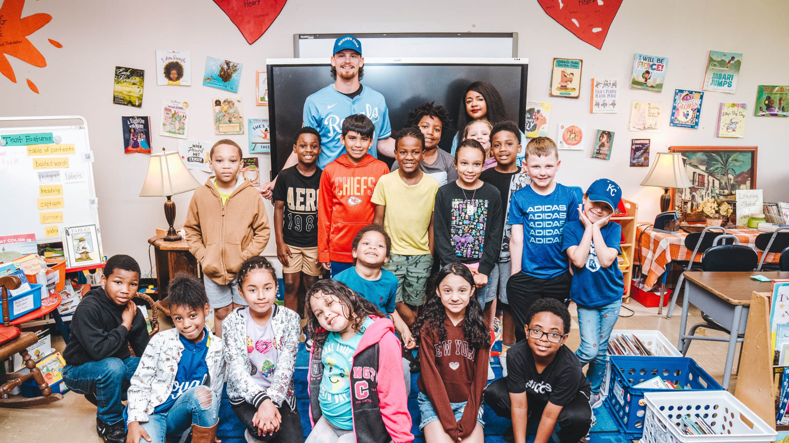 Bobby Witt Jr. & Ingels Elementary second-grade class