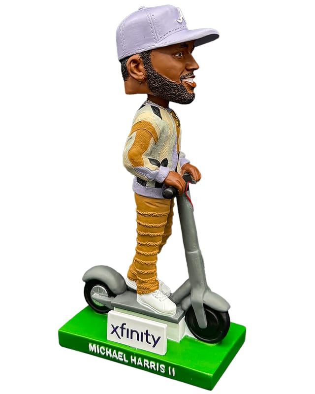 Michael Harris II scooter bobblehead giveaway
