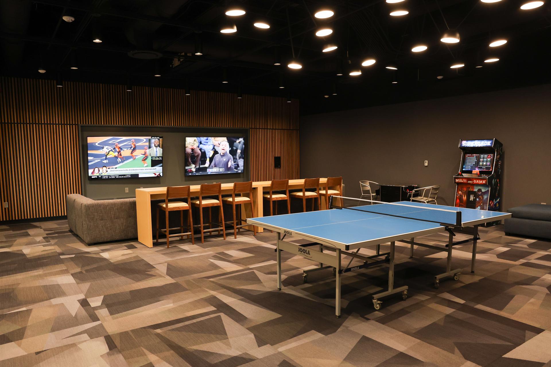 George M. Steinbrenner Field’s game room