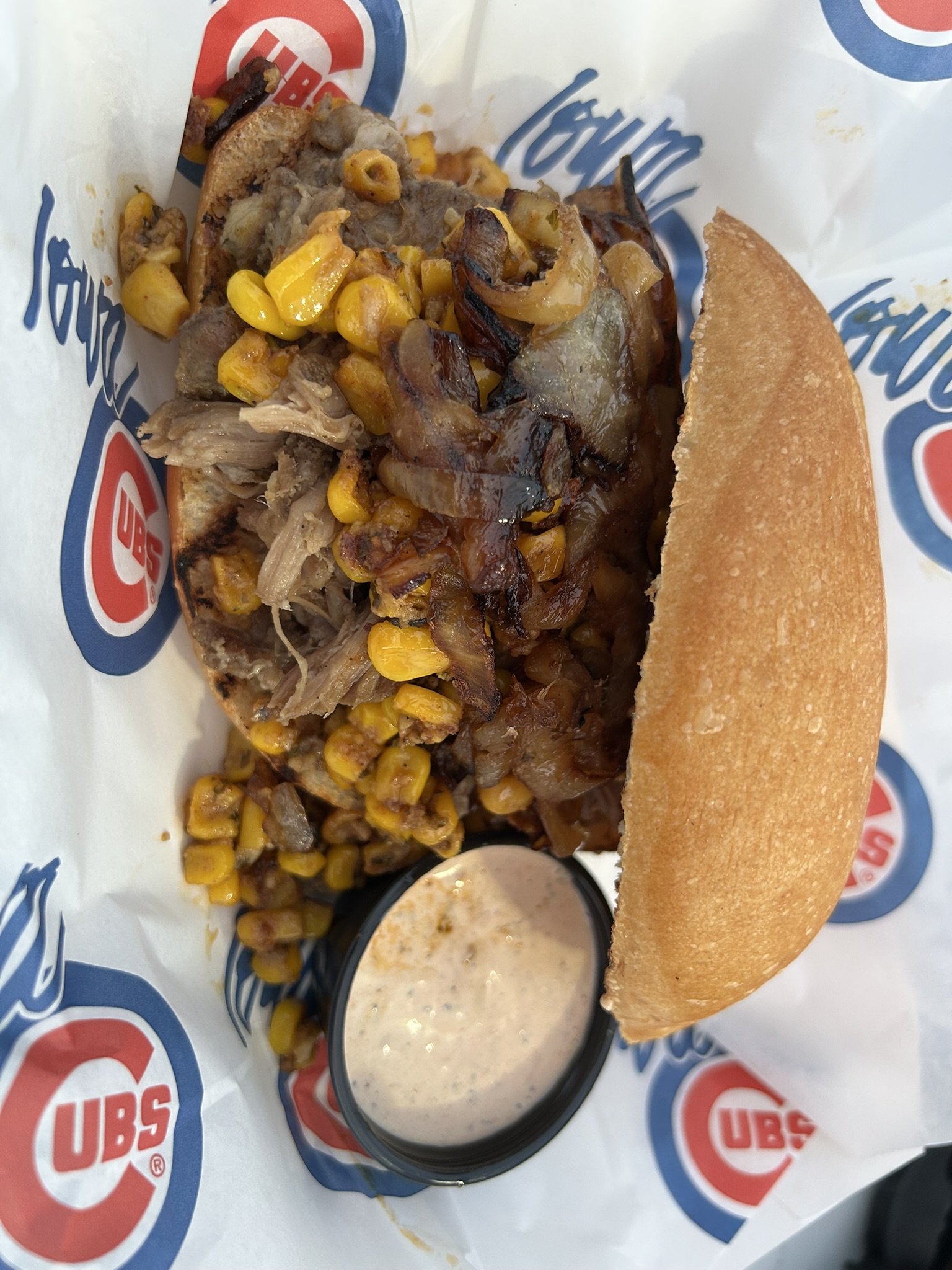 Pork carnitas sando