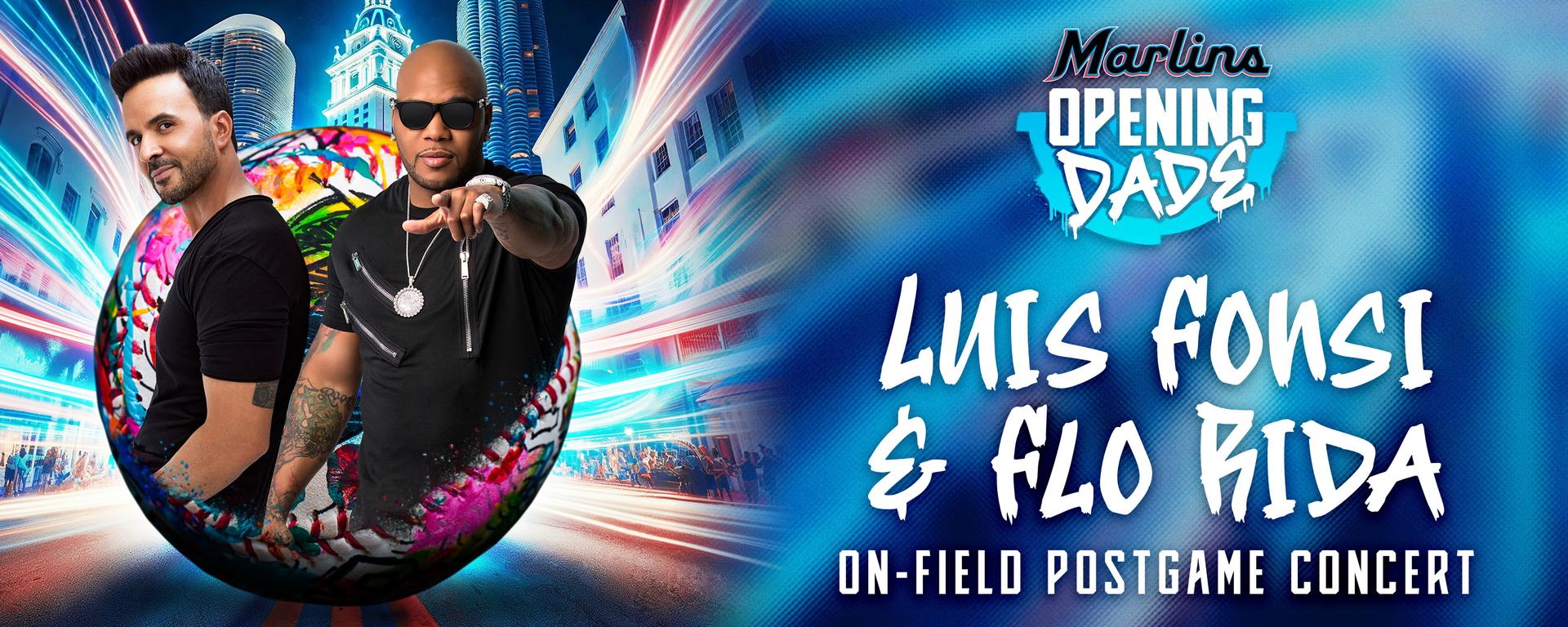 Luis Fonsi and Flo Rida Opening Day concert