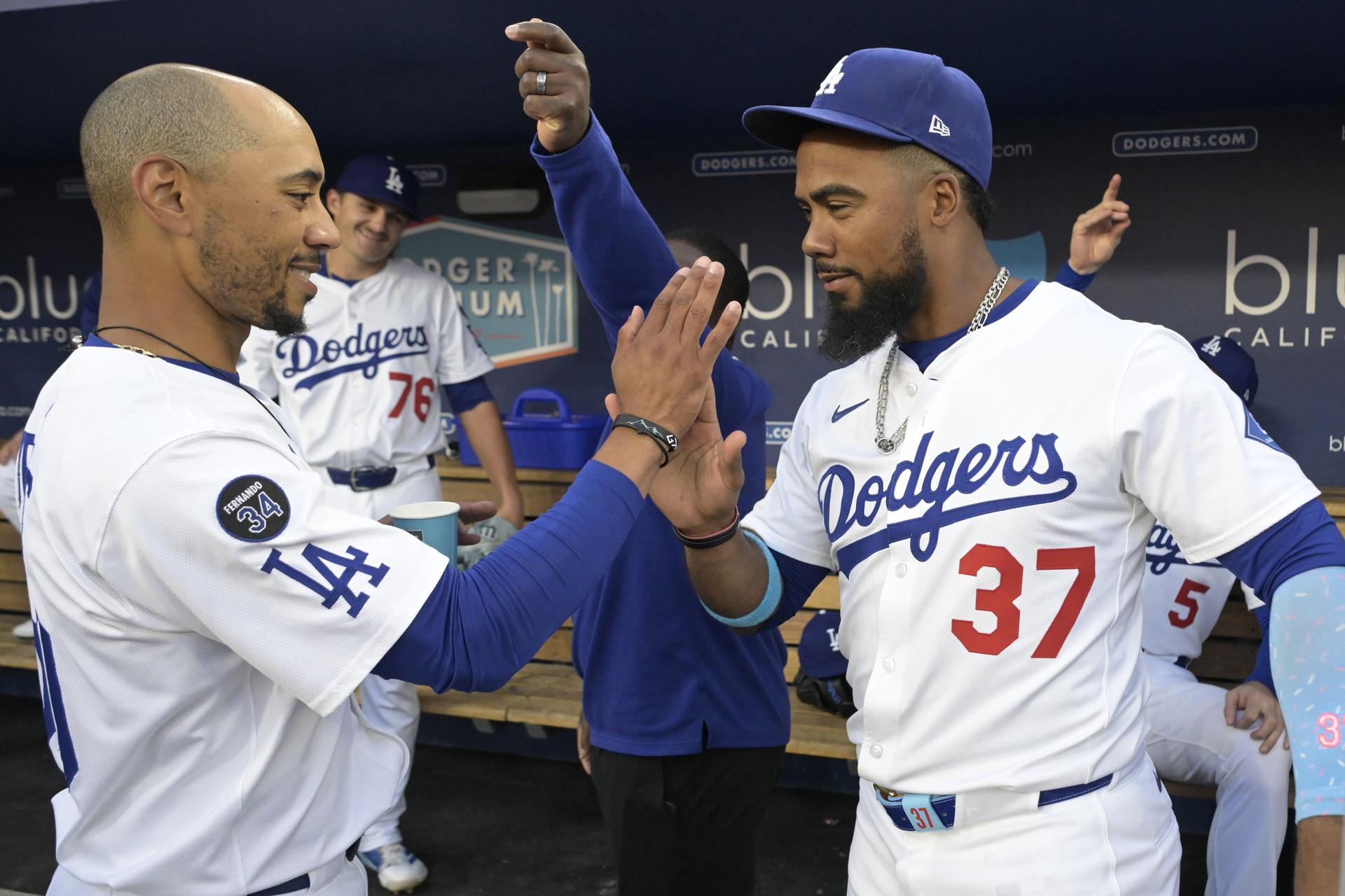 Teoscar Hernández and Mookie Betts