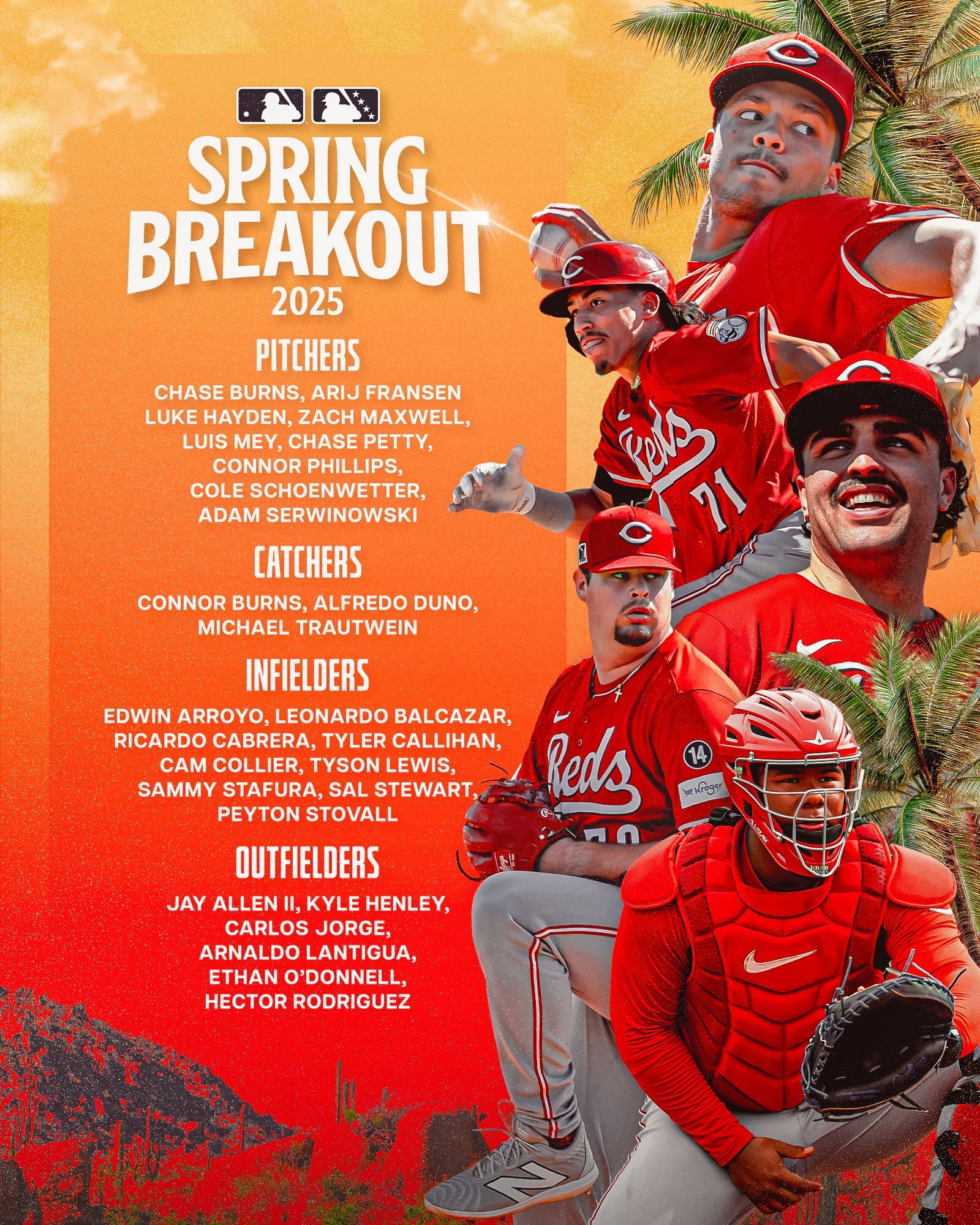 Reds Spring Breakout Roster Annoucement